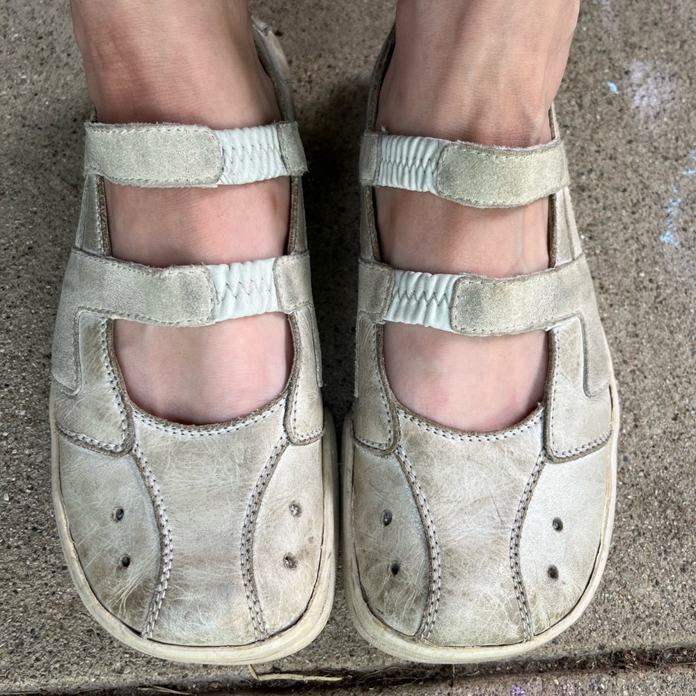 Diesel leather slip on shoes